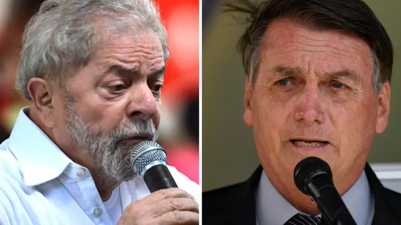  Lula tem 41,3% das intenções de voto e Bolsonaro, 26,6%, diz pesquisa da CNT